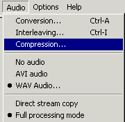 Audio Options